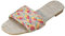 Slides Damen Damen Badelatschen Damen 39 Ballerina FüR Farbe gewebt Square Toe Open Toe Flache Strand Hausschuhe Zehentrenner Schutz Bade Flip Flops Damen Sneaker (Pink, 41) Handball Spezial