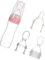 ANDRESLAD 3 Pièces Biberons En Silicone Flacon Souple Avec Cuillère Bouteille De Lait Pour Tout-petits Bol D'alimentation Nouveau-né Biberon De Lait Pour Bébé Biberon De Riz Pour Bébé Rose