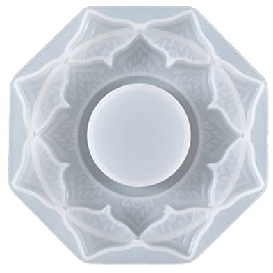 Limtula Moule en silicone pour bougie chauffe-plat en forme de fleur de lotus
