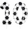 Zolunu Soccer Themed 10th Birthday Cake Candle, Number 10 Candle, Sport-Themed Party Decorations Supplies