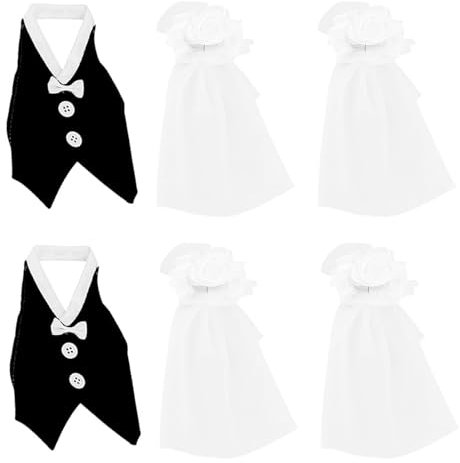 WJUAN Hochzeits Weinflaschen Set für Paare 2-Teiliges, Hochzeitsdeko für Flaschen Deko Hochzeit Sektgläser Hochzeit Flaschen Deko für Valentinstag Hochzeit Verlobungsfeier Hochzeits Weinflaschen