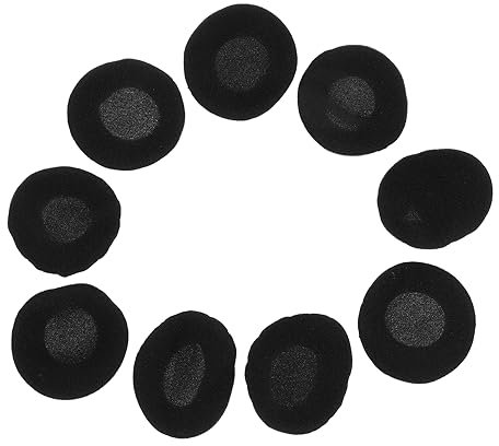 Mikikit Kissen Ohrpolster Headset Ersatzkissen 30er Set 5cm Kopfhörer Hörer Abdeckung