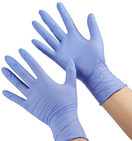 ZOMCHAIN Gants jetables en nitrile pour enfants de 7 à 14 ans – Gants sans latex pour travaux manuels, peinture, nettoyage (violet)