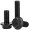 Générique Boulon à bride hexagonale noir M10 M12, pas 1.25, vis à tête hexagonale avec coussinet, acier au carbone de qualité 10.9, 1 à 5 pièces(M10x50mm-PT-3pcs)