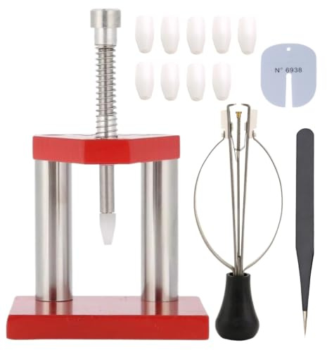 DHASUWT Outil de retrait de main de montre, outil de réparation pour horloger, Rouge, 80