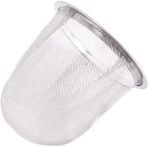 Silver 6cm Reusable Stainless Steel Tea Infuser Mesh Strainer, Metal Teapot Replacement Mesh Strainer Insert, Tea Steeper Basket Filter for Teapot, Mug, Cup,Tea Accessories