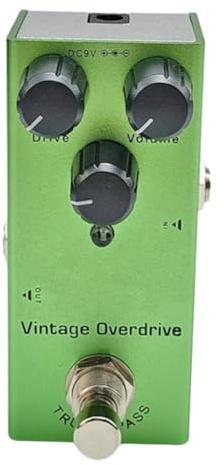 Wzxksoac Electric Guitar Effects Pedal Analog Delay Mini DC 9V with True Bypass Power Supply