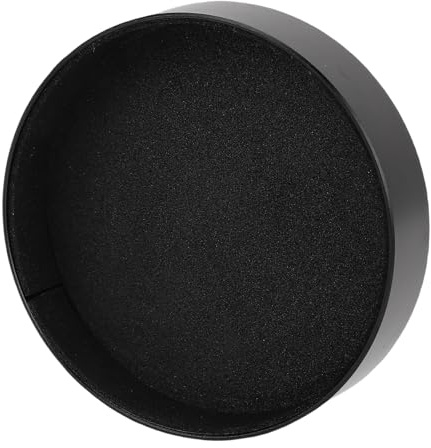 Dilwe Lens Cap Aluminum Alloy Metal Front Cover with Soft Cushion, 64mm Fit for Leica Q Q2 Q3, Lightweight Dust Proof Camera Accessory (Black)