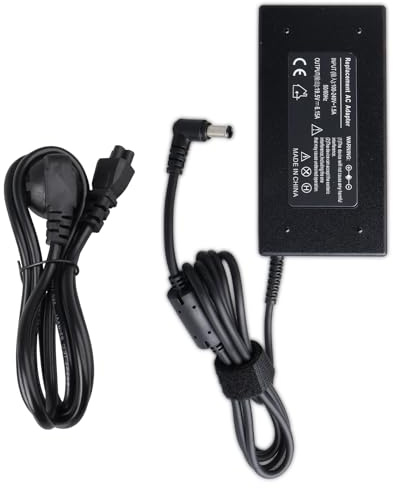19,5 V 6,15 A Netzkabel kompatibel mit Sony Bravia TV 60’’ 55’’ 50’’ 49’’ 48’’ 43’’ 42’’ HDTV KD65XF7002, KD55XG7002AB, KDL-55W829B, KDL55W800C, KDL-50W809C, KD49XG7002 (Netzadapter/Ladegerät)