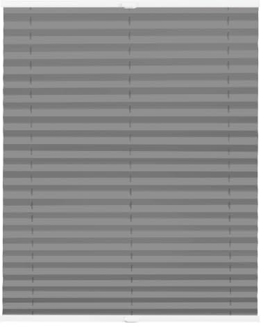 Lichtblick Thermo-Plissee Blickdicht, ohne Bohren grau 95 cm x 210 cm (B x L)