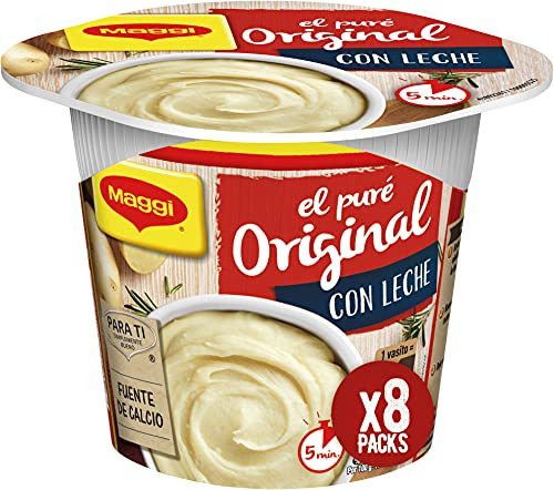 MAGGI Puré Original Cups - Pack de de 8x50g - Total: 400g
