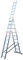 KRAUSE Corda VielzweckLeiter mit Treppenfunktion 3x10 Sprossen