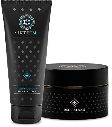 IntHim - Wash & Care Set - Intim & Body Duschgel (1x 200 ml) + Intim Deo Balsam (1x 50 ml)
