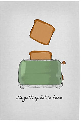 artboxONE Poster 45x30 cm Statements & Quotes Typografie It's Getting Hot in Here - Bild Es ist heiß hier Backen Bake