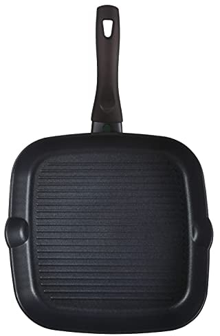 BALLARINI Bistecchiera con rivestimento antiaderente, Adatta per induzione, Diametro 28 cm, Nero, Ravenna
