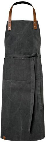 EXNER Twill-Latzschürze prewashed, B 75 x L 100 cm, Fb. black washed