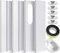 Guarnizioni Per Finestre, Finestra Scorrevole Mobile Aria Condizionata Kit Di Guarnizioni In PVC Per Condizionatori D'aria Portatili Con Tubo Di Diametro Aria Condizionata CA Da 15 Cm (67.5-130cm)