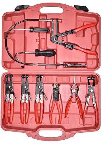CNWOOAIVE Hose Clamp Pliers Set Car Hose Clamp Pliers Oil Water Hose Pipe Repair Tool