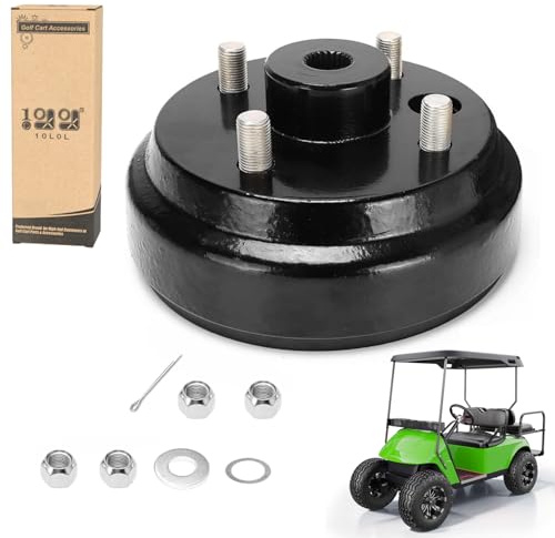 10L0L 19186G1P - Gruppo tamburo freno/mozzo (elettrico) per carrello da golf EZGO PDS&TXT