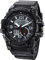 HEAD Unisex Analog-Digital Quarz Uhr mit Silikon Armband H140200