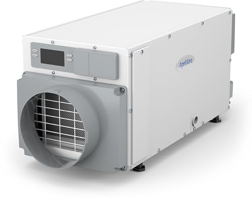 AprilAire E070 Pro 70-Pint Crawl Space Dehumidifier with Drain Hose, Commercial-Grade Whole-House Dehumidifier for Crawlspace, Basement, or Whole Home up to 2,200 sq. ft.
