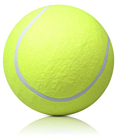 XIANZI Riesen Tennisball 24 cm Pet Toy Signature Jumbo Big Tennis Ball Tennisbälle für vorgeschnitten