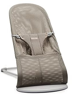BabyBjörn Babywippe Bliss, Netzstoff, Grau-Beige