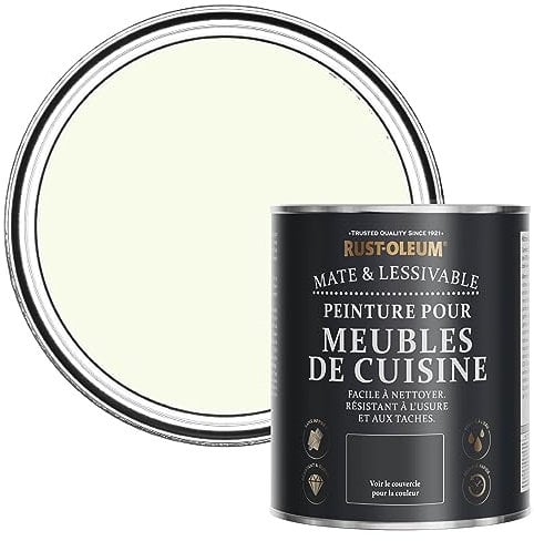 Rust-Oleum Light Green Kitchen Cupboard Paint in Matt Finish - Apple Blossom 750ml
