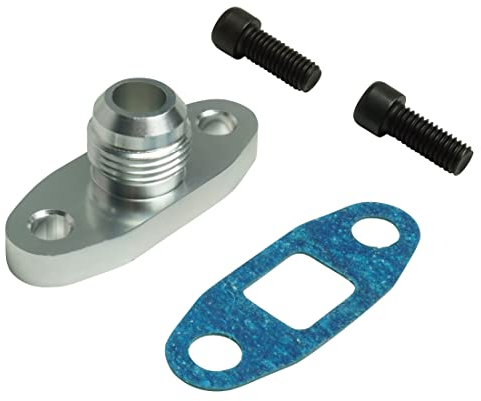 Ölrücklauf Flansch für GT/GT-R Garrett Anschluss Adapter Öl Turbolader Dash 10