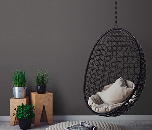 Erismann Casual Chic 10262-10 Non-Woven Wallpaper Plain Dark Grey