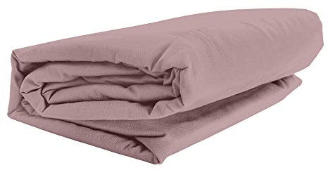 GMD Living Mr. Sandman Spannbettlaken ELASTAN Classic, Farbe:222-distel, Größe:180-200 x 200-220 cm