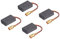 QUARKZMAN 5x10x15mm Reemplazo Carbón Escobilla 4uds Motor Carbón Escobilla para Potencia Herramientas, Eléctrico Herramientas