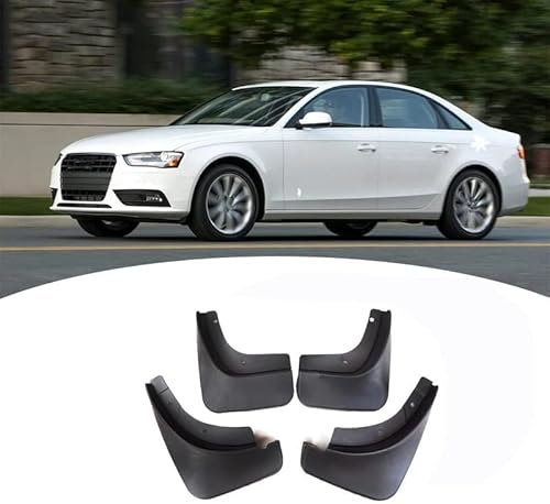 4 Stücke Auto Schmutzfänger für Audi A4 B7 B8 B9 2004-2022, Auto Kotflügel Vorne und Hinten Spritzschutz Protection Zubehör,2009-2015