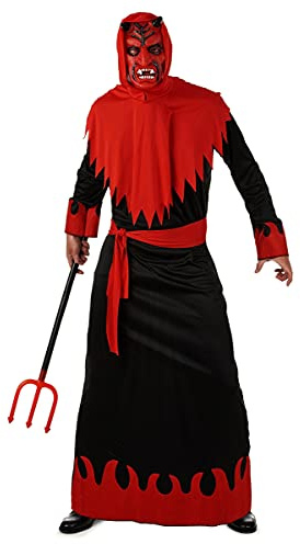 DEGUISE TOI Teufel-Kostüm für Herren rot-schwarz - Rot