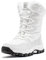 CLYCTIP Warm Gefüttert Winterschuhe Damen Schneestiefel Wasserdicht Outdoor Trekking Wanderschuhe Gr. 37-42 (Weiß, Erwachsene, Damen, 37, Numerisch, EU Schuhgrößensystem, M)