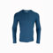 easy casuals Quick-Dry Athletic Long Sleeve T-Shirt: Moisture-Wicking, Stretchable - Lightweight & Durable Performance Wear (UK, Alpha, L, Regular, Regular, Light Navy Space dye)