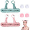 6 Stück Schnecken Spa Haarbänder Set, Gesicht Waschen Stirnband mit Handgelenkriemen, Cartoon Make Up Stirnbänder, Kreative Haarschmuck zum Waschen des Gesichts, Duschen, Sport, Hautpflege