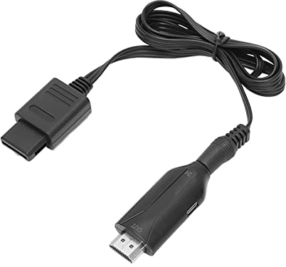 Zu, Spiele,N64 Adapter,ische App,Comer Electronics,Videokonverter,Für N64 Zu Hd-Multimedia-Schnittstelle,EIN Kabel,3 Anzeiodi,Plug-and-Play-Hd-Videokonverter Mit Netzkabel