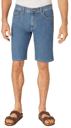 PIONEER AUTHENTIC JEANS Herren Bermuda Shorts Finn | Männer Jeans | Kurze Hose | Freizeit | Regular Fit | Light Blue Denim/Washed Washed | Light Blue Stonewash 7510 6841 | 38