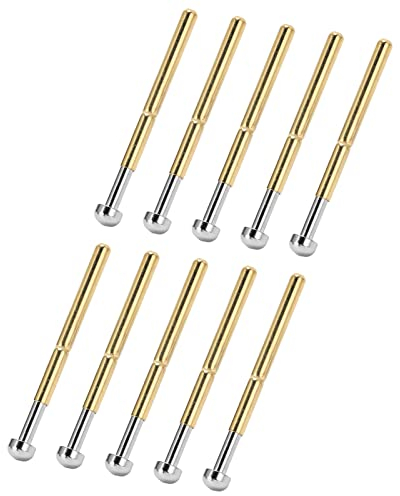 100 Stück Pogo Pin Federtest Pogo Pin Pogo Probe Pin Federbelastete Test Pogo Probe Pin Werkzeuge Typ Messing Material PCB Teststifte