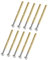 100 Stück Pogo Pin Federtest Pogo Pin Pogo Probe Pin Federbelastete Test Pogo Probe Pin Werkzeuge Typ Messing Material PCB Teststifte