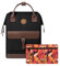 Cabaïa - Adventurer Rucksack Managua Medium 18L - Wasserabweisend - Laptopfach bis zu 13 Zoll - 2 Vordertaschen - vegan zertifiziert - Rucksack für Reisen und Arbeit, Damen & Herren - Schwarz