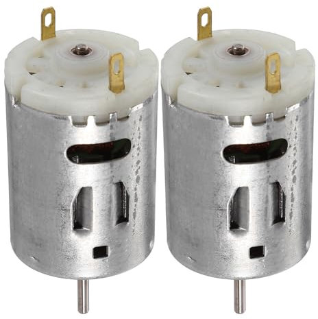 Vaguelly Motor 2-teilig Wissenschaftliches Experiment Elektromotor Hochgeschwindigkeits-flugzeugmotor Für Spielzeugauto-projekte