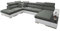 All4All Ecksofa mit Schlaffunktion Picanto 358 cm x 227 cm - Wohnlandschaft U-Form - Sofa mit Bettkasten - XXL Sofa - Groß - Gewebe mit Kunstleder - Rechte Seite - Grau/Weiß - Modern 26