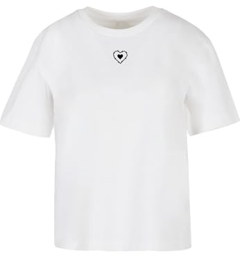 Miss Tee Damen Good Vibes Only Heart Tee