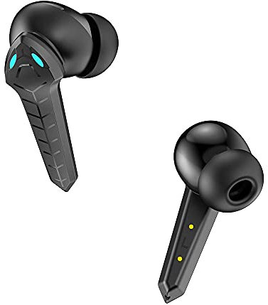 Casque de Jeu sans Fil 5.1, écouteurs avec Son Stéréo à 360°, Musique Cristalline, AAC, PAU, Délai de 45 Ms, pour Jeux Mobiles