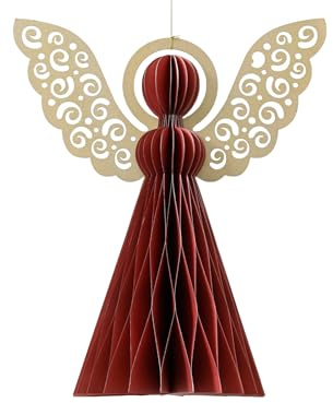 Decoris Engel rot 40cm