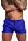 TMEOG Badehose für Herren Schnelltrocknend Badeshorts Kurz Herren Badehose Männer Schwimmhose Boxer Badepants Wassersport Kurze Hose Schwimmshorts mit Reissverschluss(Saphirblau, XL)