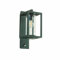 Lucande Wandleuchte außen Ferda mit Bewegungsmelder (spritzwassergeschützt (Modern) in Grün aus Aluminium (1 flammig, E27) - Wandlampe für Außenwand/Hauswand Haus Terrasse und Balkon