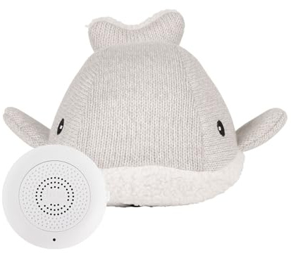 Flow Amsterdam Peluche bruits Blancs Rechargeable Moby la Baleine Gris